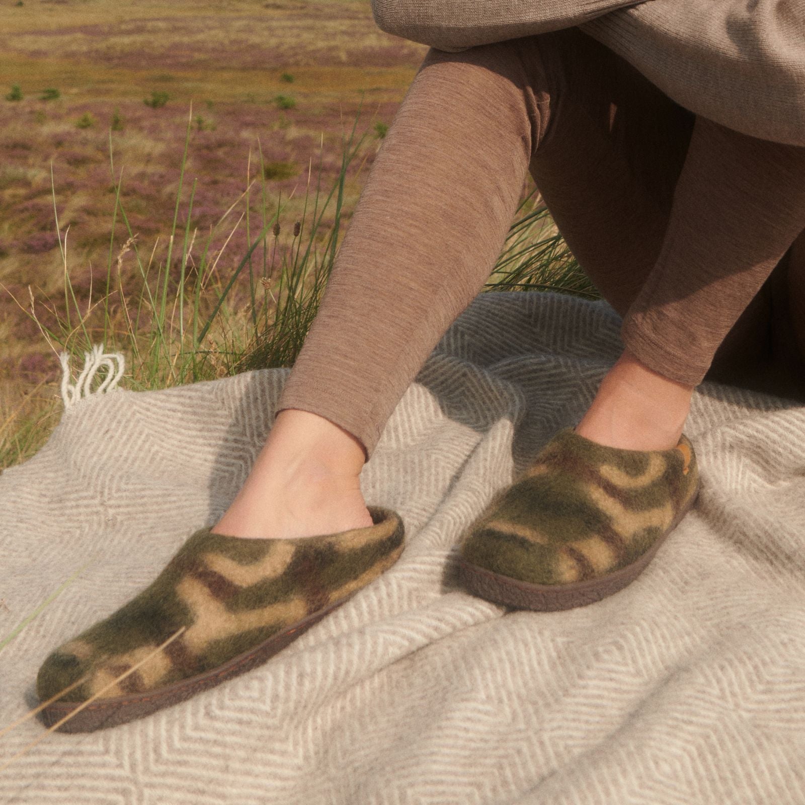 WOOL MAKALU - MIX OLIVE